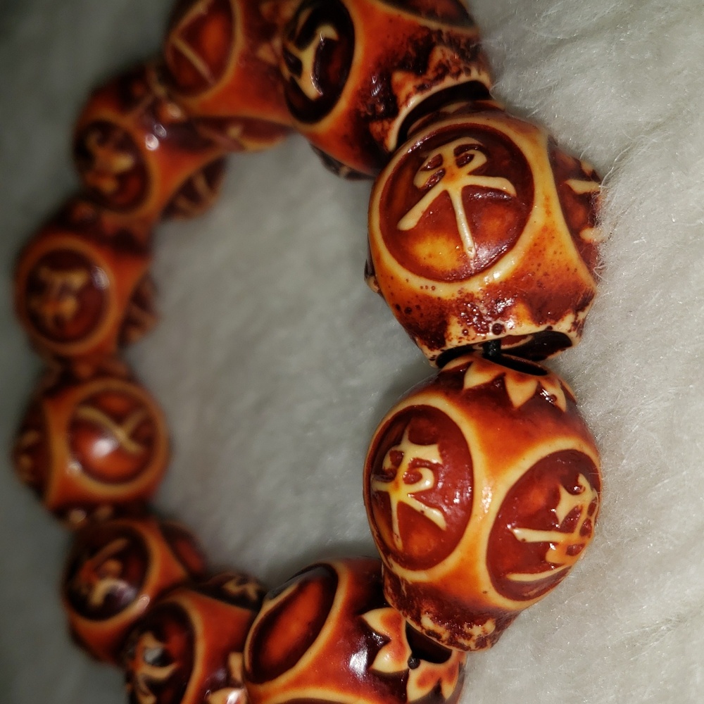 Tibetan Prayer Bead Bracelet - Picture 3 of 3